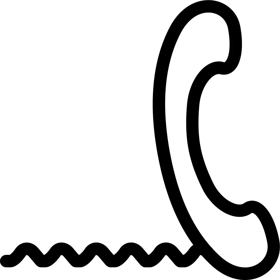 Black Telephone Icon