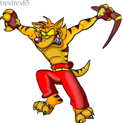 Fierce Cartoon Tiger