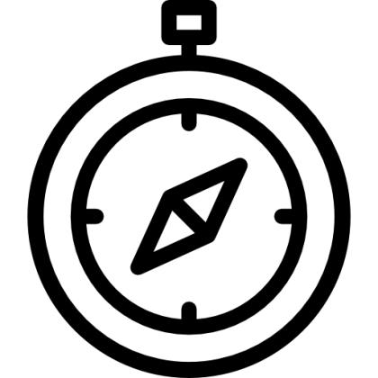 Compass Icon for Navigation Design