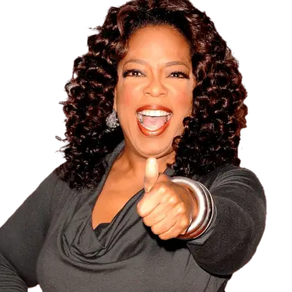 Person Pointing with Thumbs Up