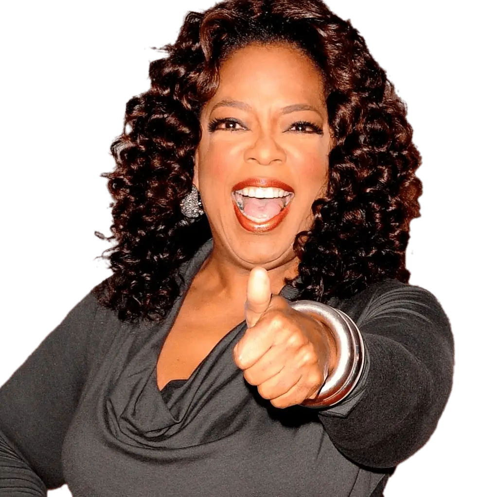 Person Pointing with Thumbs Up