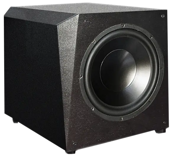 Modern Black Subwoofer Speaker