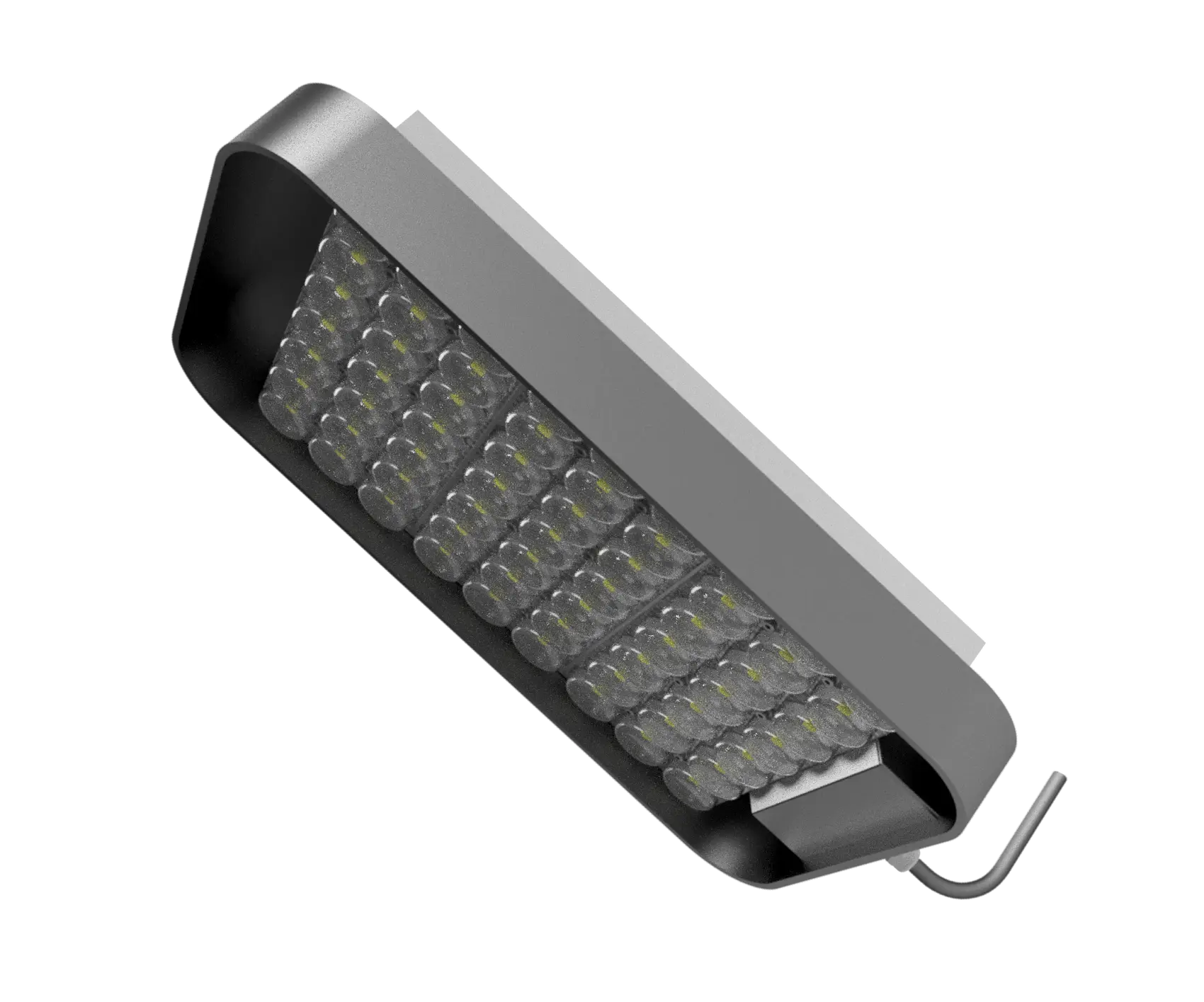 Modern LED Street Light in Metallic Design