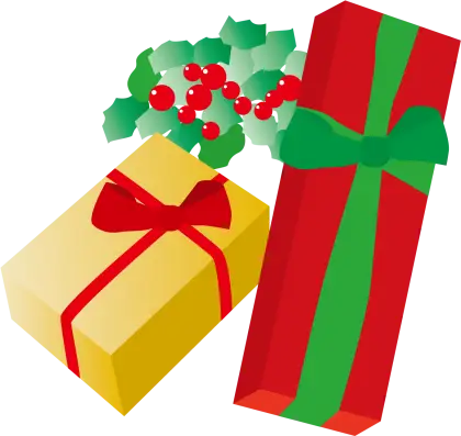 Christmas Gifts with Bows