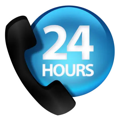 24-Hour Telephone Service Icon