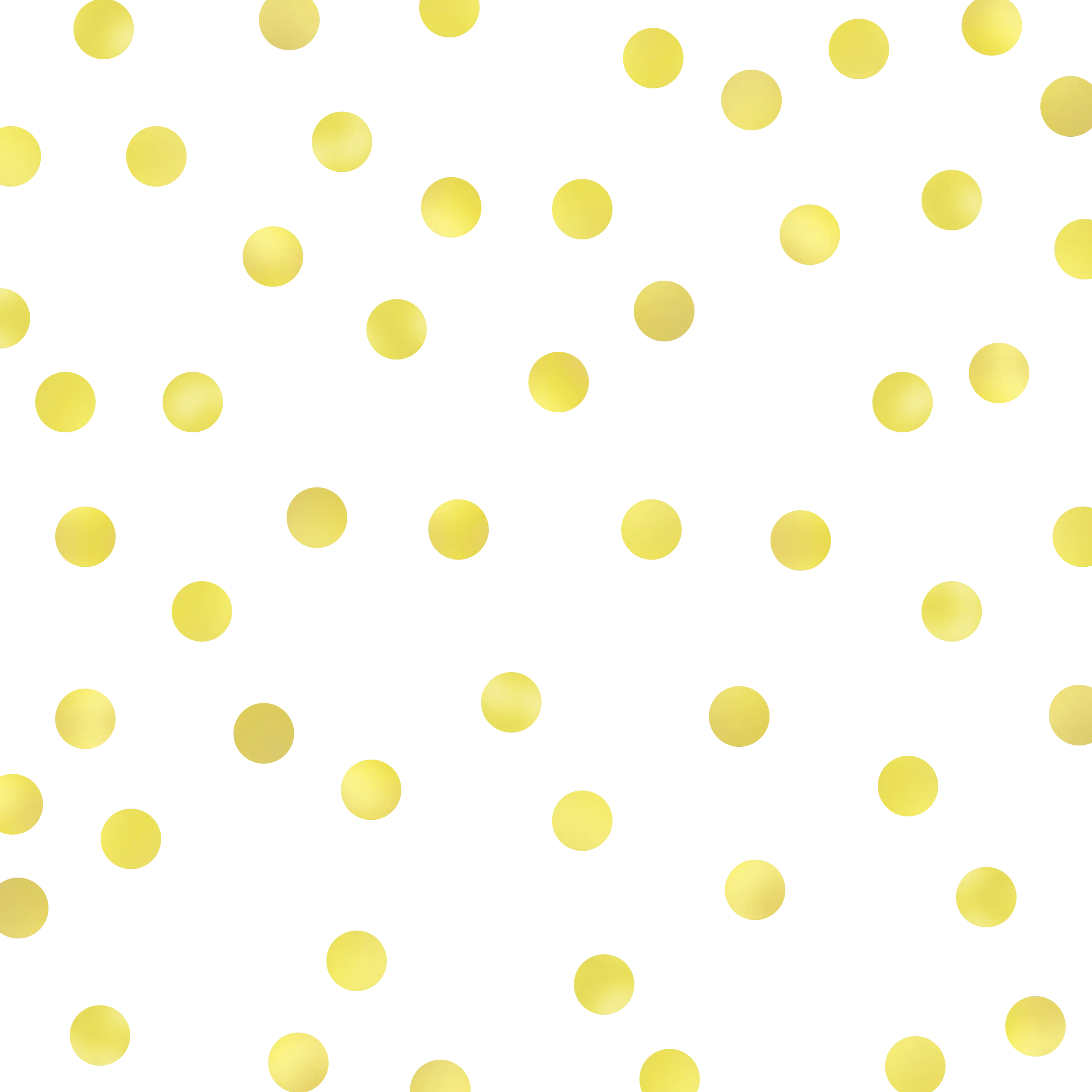Yellow Polka Dots Pattern