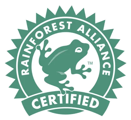 Rainforest Alliance Certified Green Frog Logo