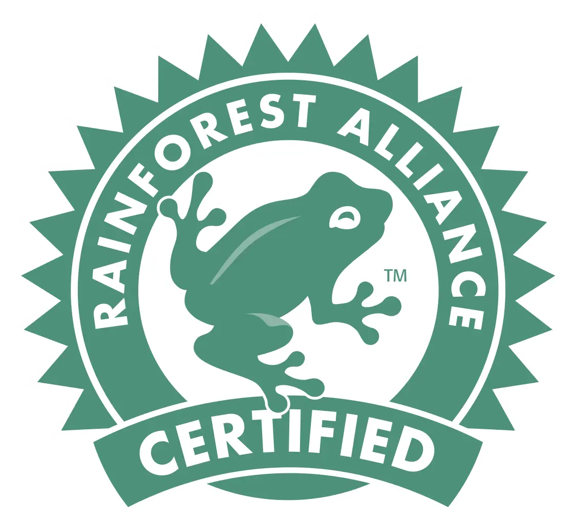 Rainforest Alliance Certified Green Frog Logo