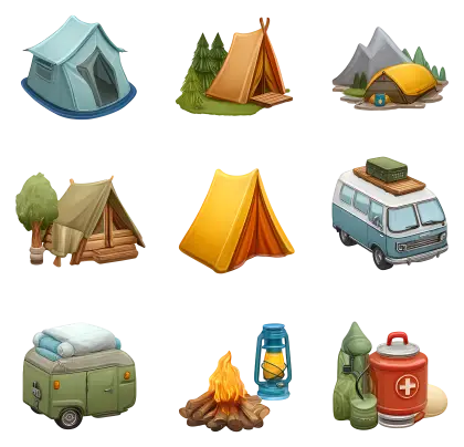 Camping Equipment Collection