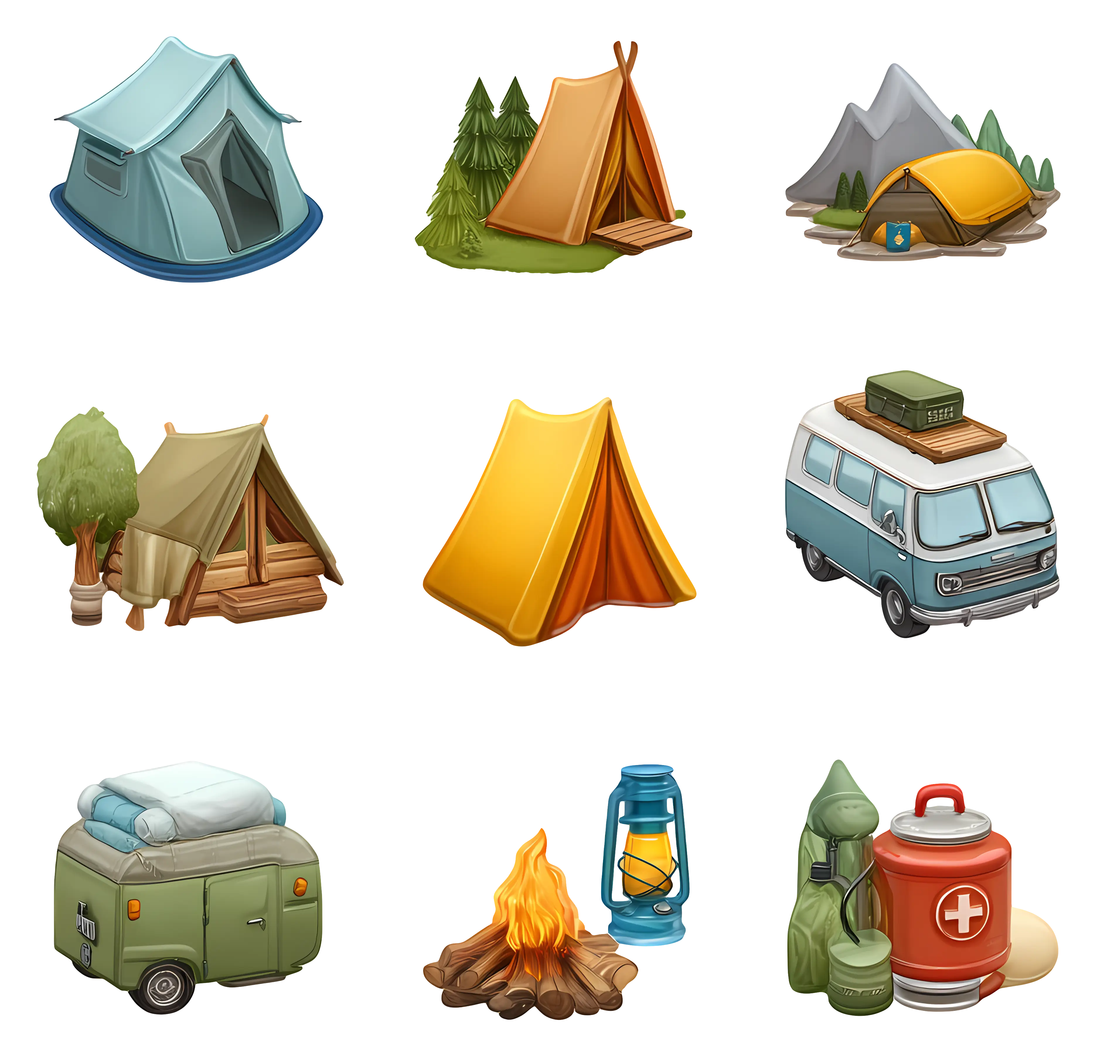 Camping Equipment Collection