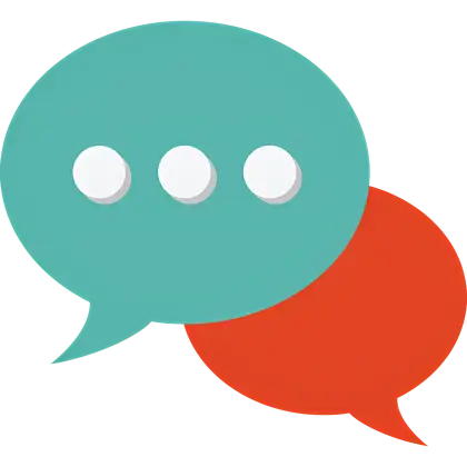 Speech Bubbles for Chat or Text Icon