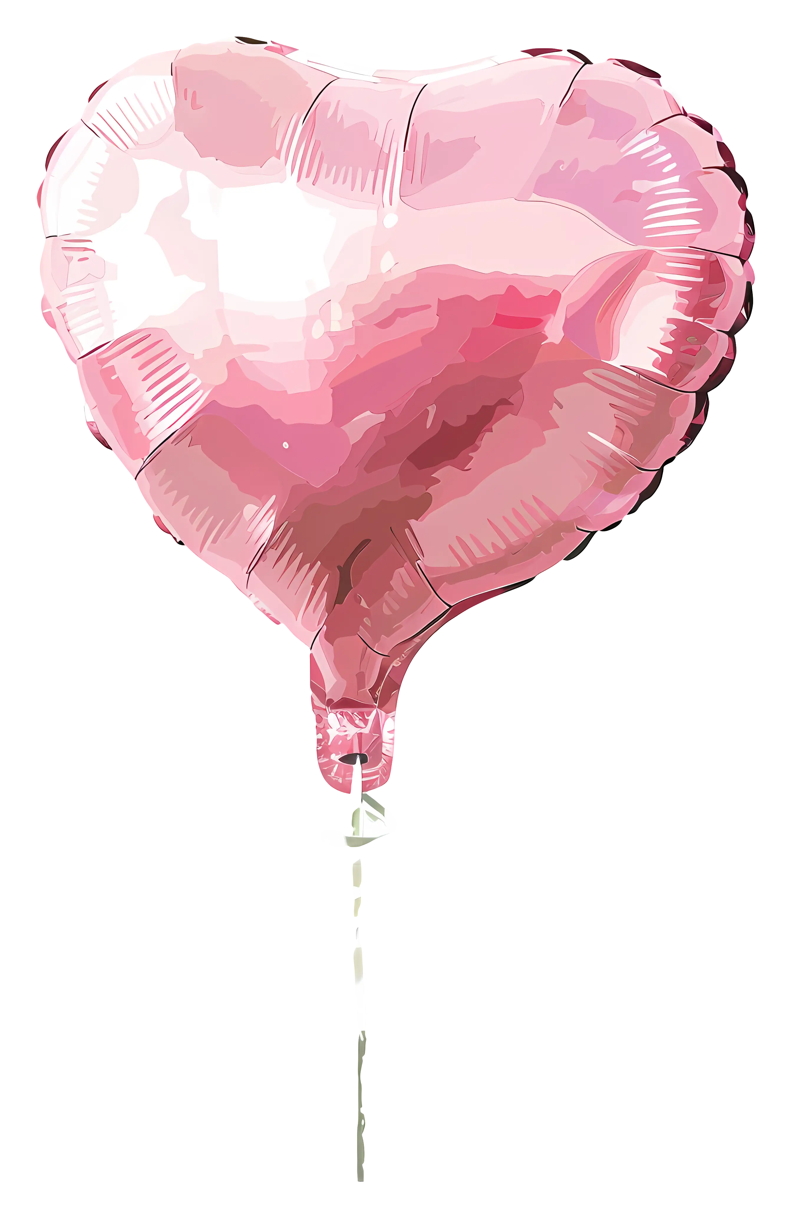 Pink Heart-Shaped Balloon for Romantic Decoration