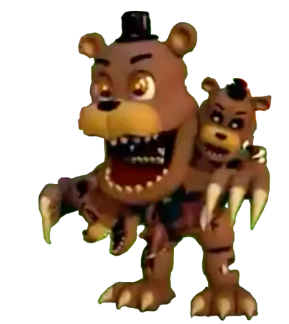Bear Animatronic Character from Horror Game