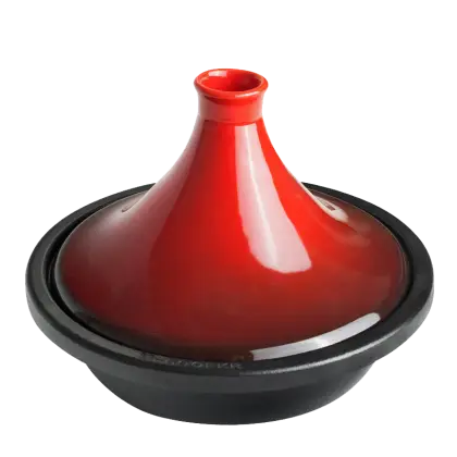 Red Ceramic Tagine Pot