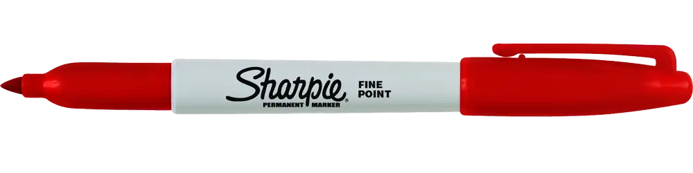 Bold Red Sharpie Marker for Writing