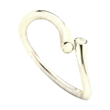 Silver Ring in Stylish Design