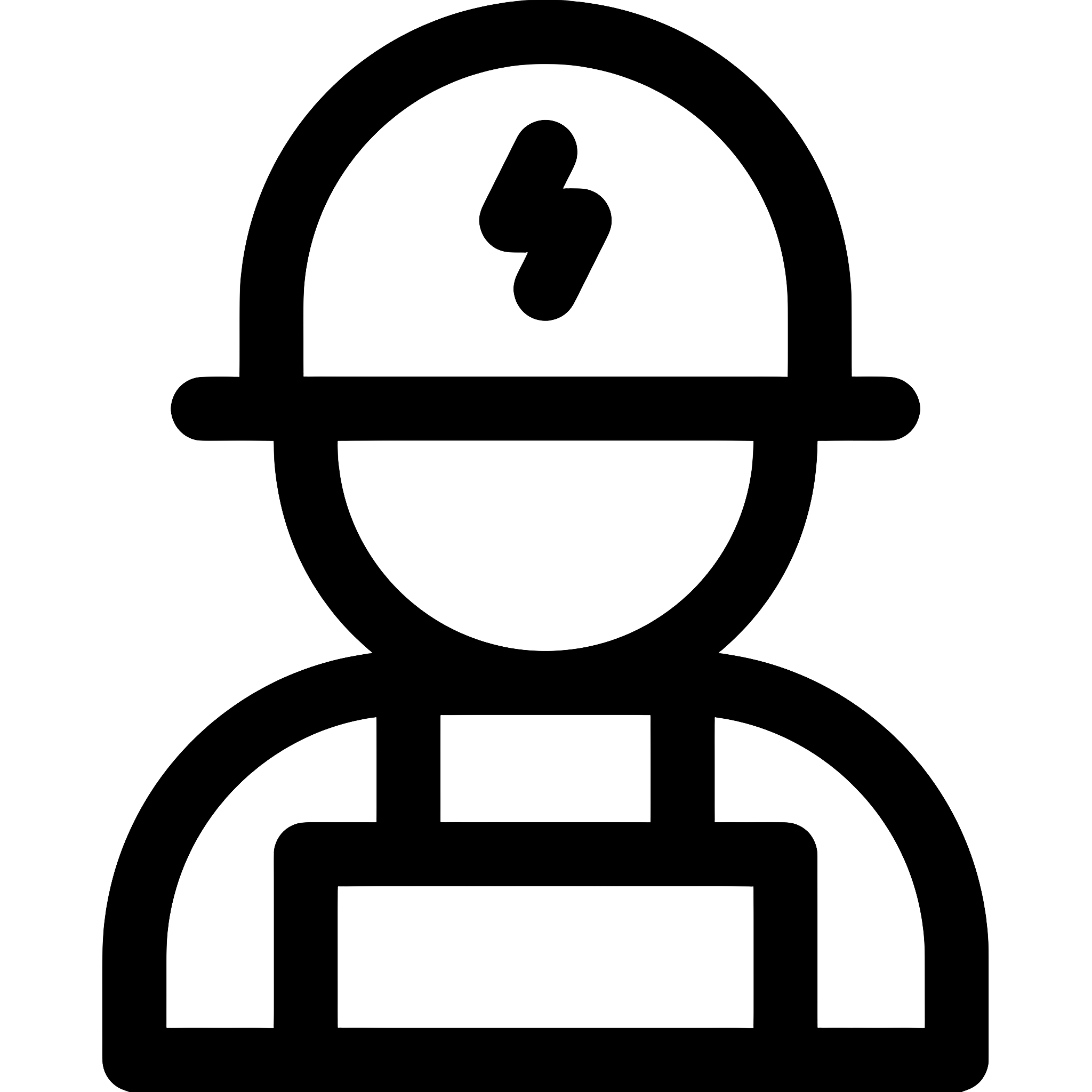 Electrician Icon in Simple Line Style