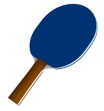Blue Ping Pong Paddle