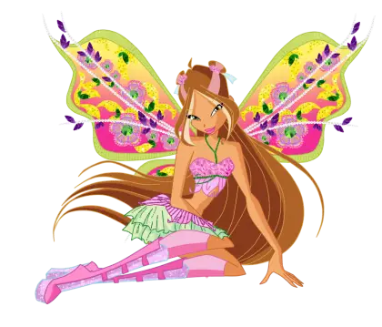 Fairy with Colorful Wings