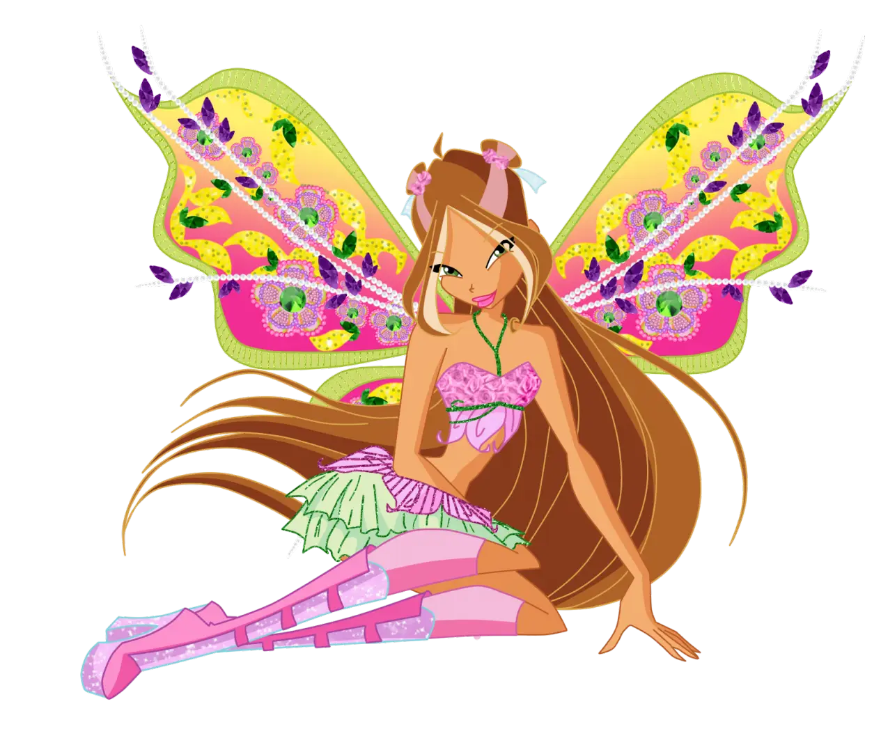 Fairy with Colorful Wings