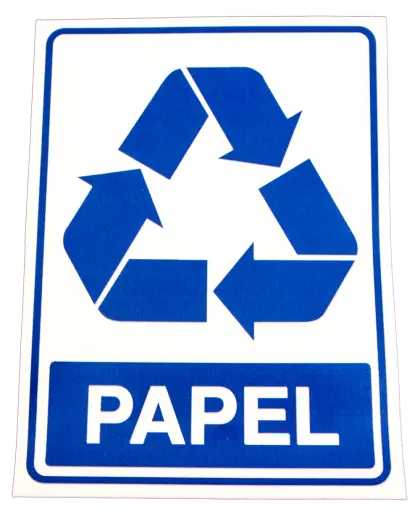 Paper Recycling Sign