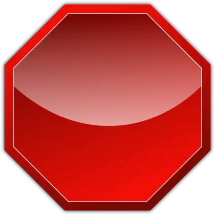 Red Octagon Stop Sign Design Template