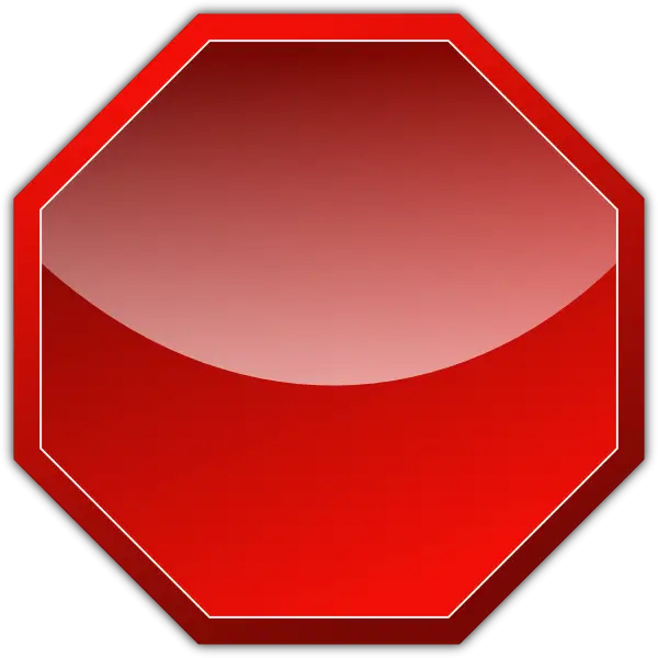 Red Octagon Stop Sign Design Template