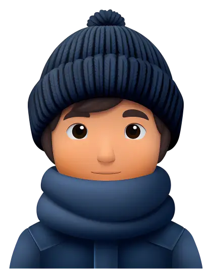 Boy in Winter Clothes