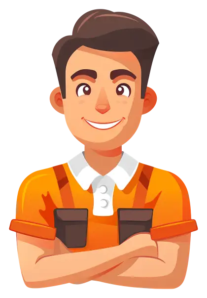 Smiling Man with Arms Crossed