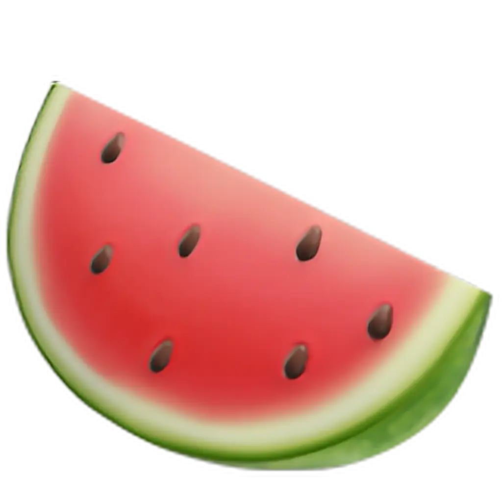 Juicy Watermelon Slice Illustration