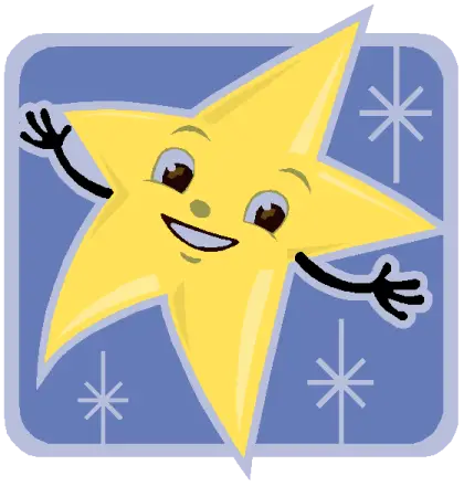 Smiling Star Cartoon Illustration