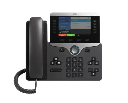 Modern Black IP Desk Phone