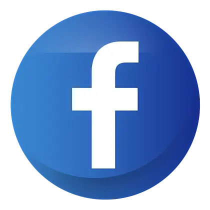 Facebook Icon Logo in Blue