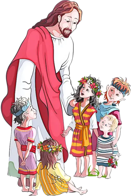 Illustration of Jesus with Children