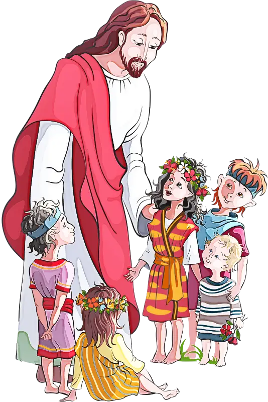 Illustration of Jesus with Children