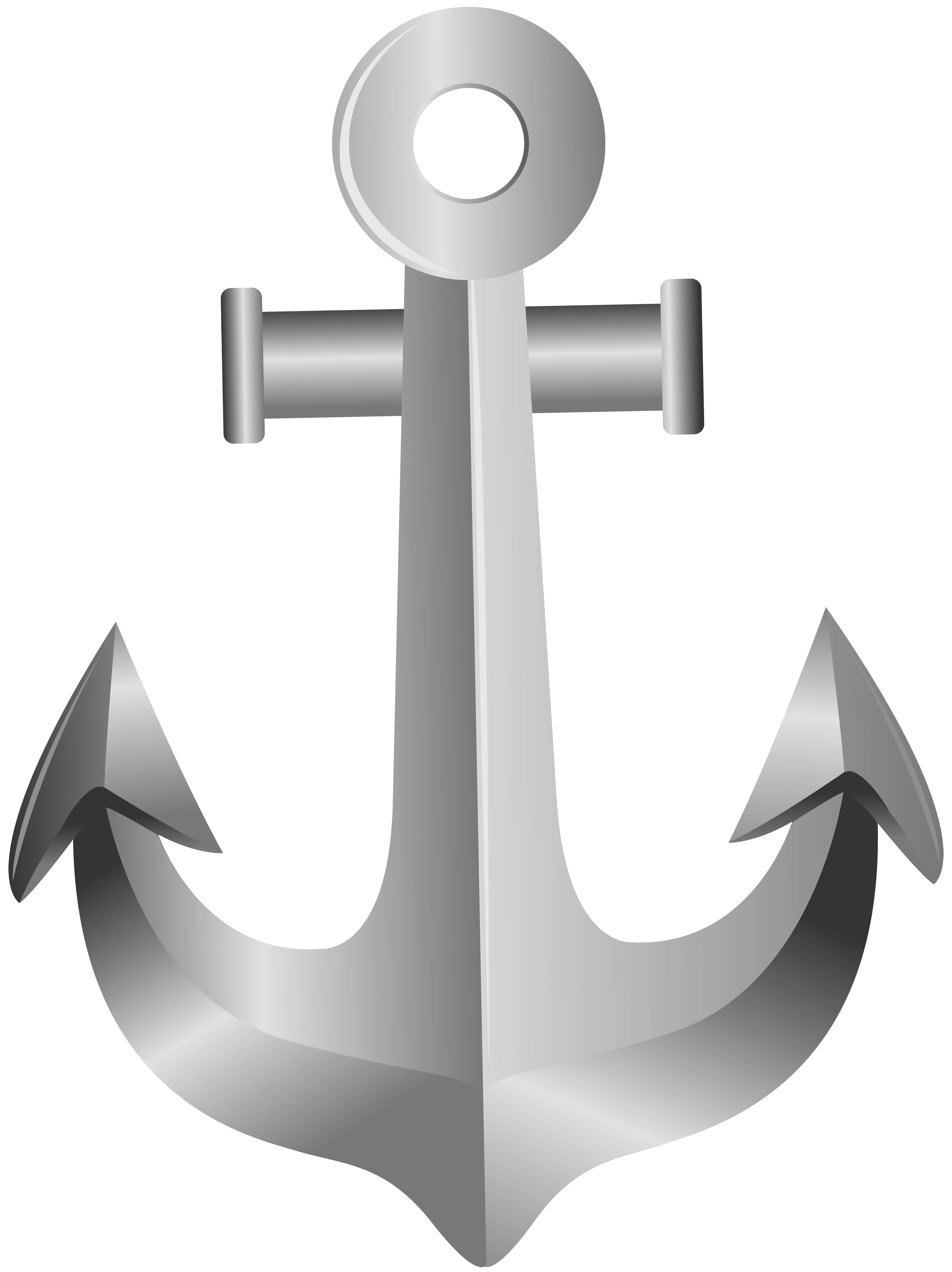 Silver Anchor Icon