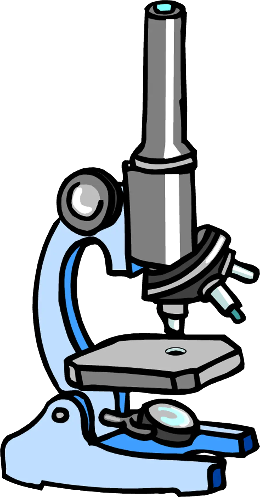 Microscope Illustration for Science
