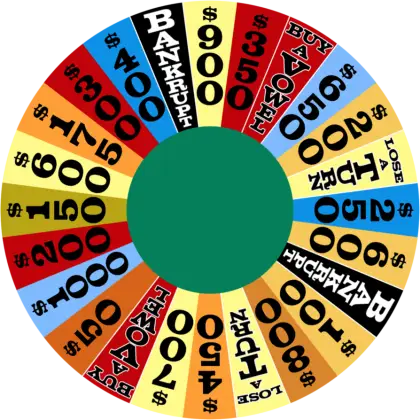Colorful Game Prize Wheel