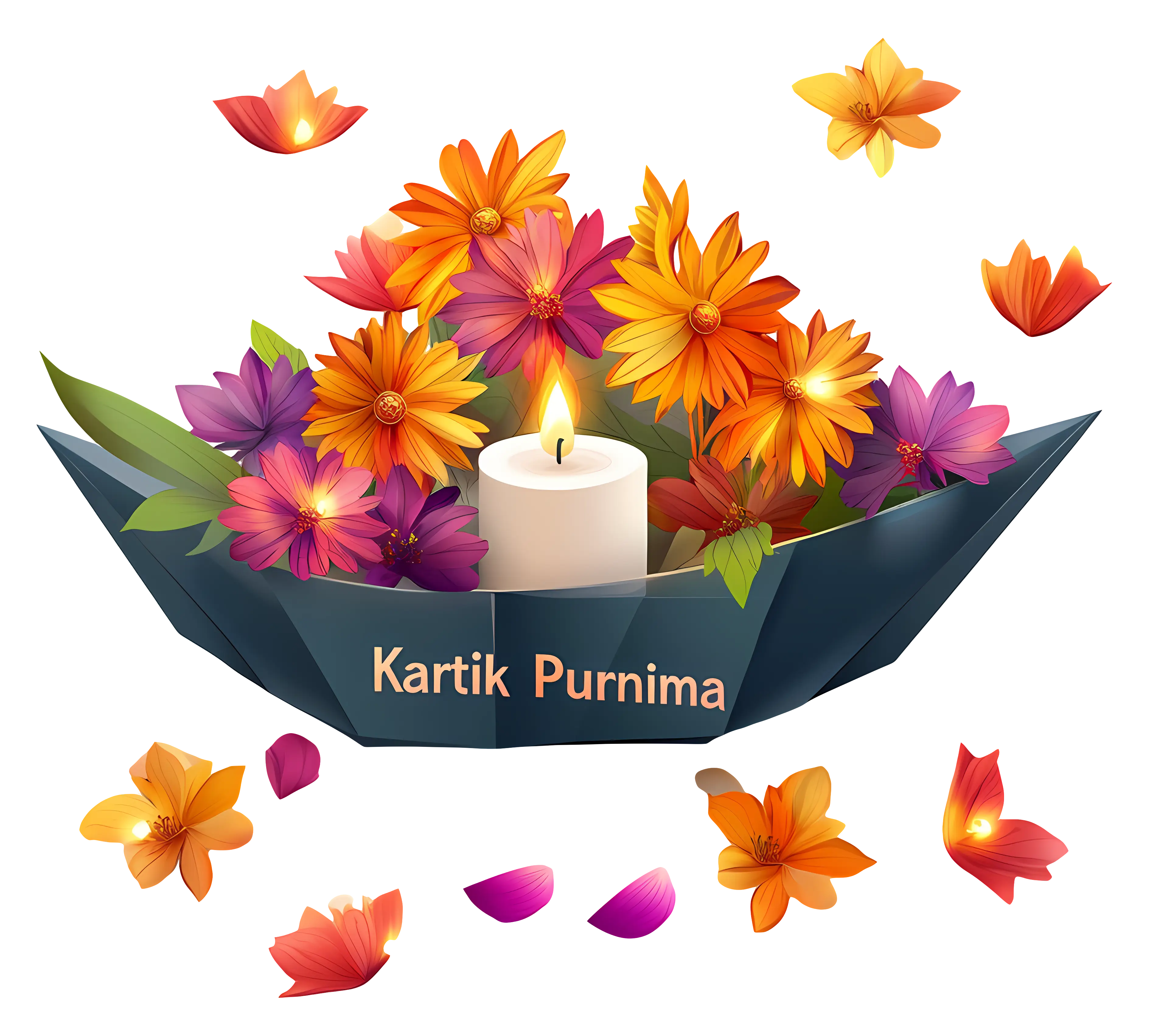 Kartik Purnima Flower Boat