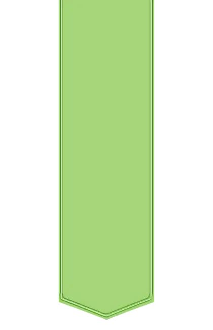 Simple Green Ribbon Banner