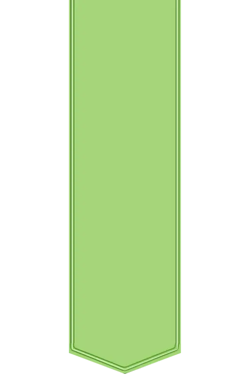 Simple Green Ribbon Banner