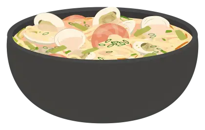 Seafood Soup in a Bowl