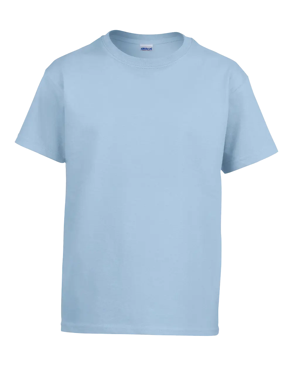Light Blue Plain T-Shirt Illustration