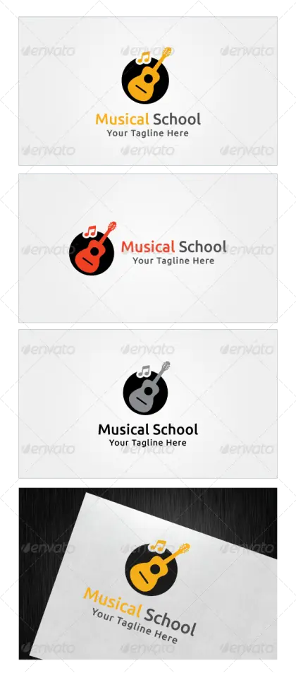 Musical School Logo Designs