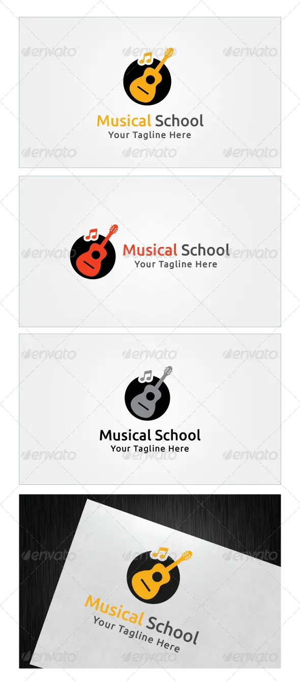 Musical School Logo Designs