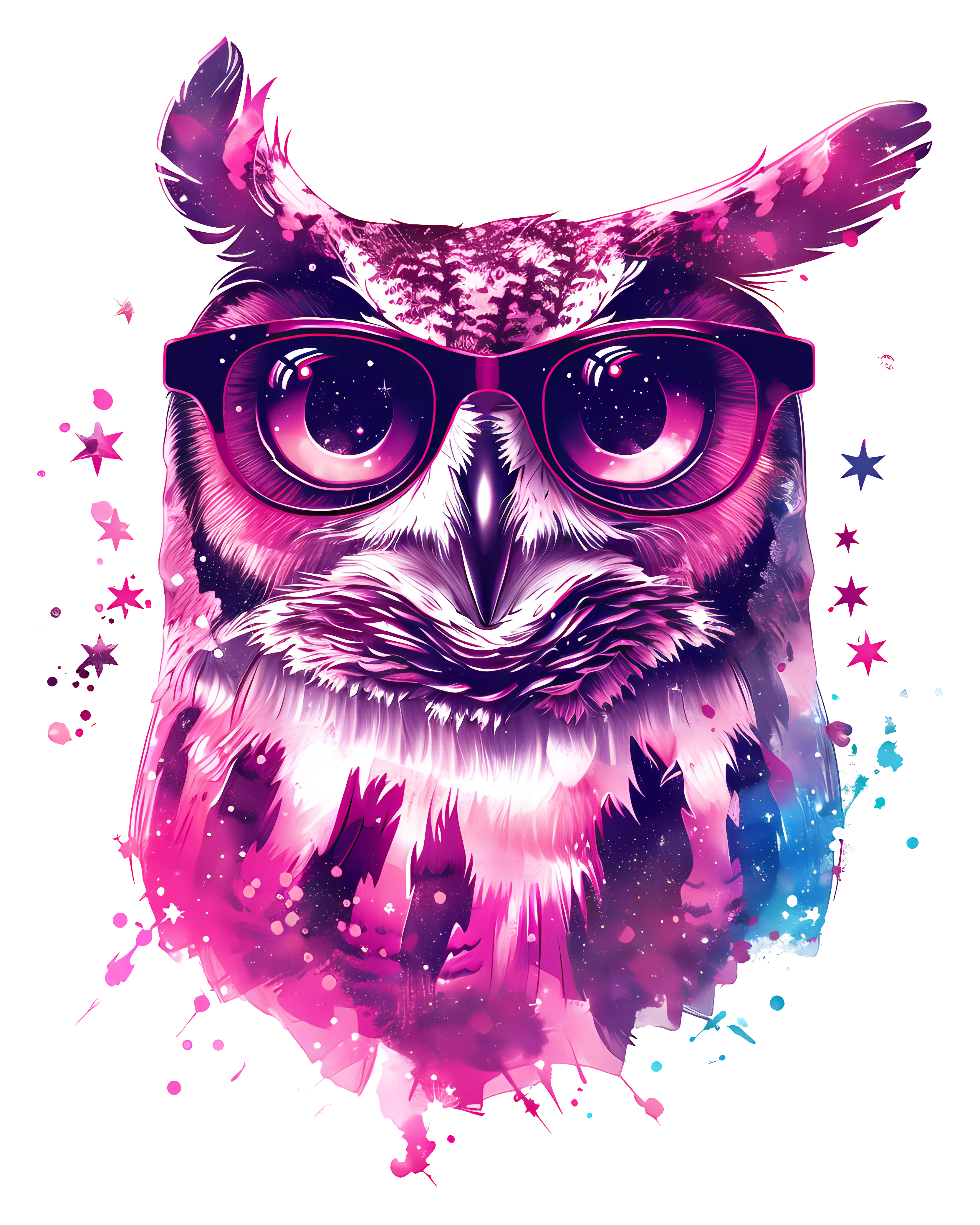 Owl with Glasses