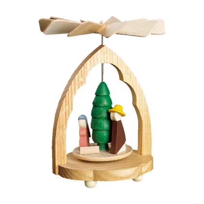 Wooden Christmas Nativity Ornament