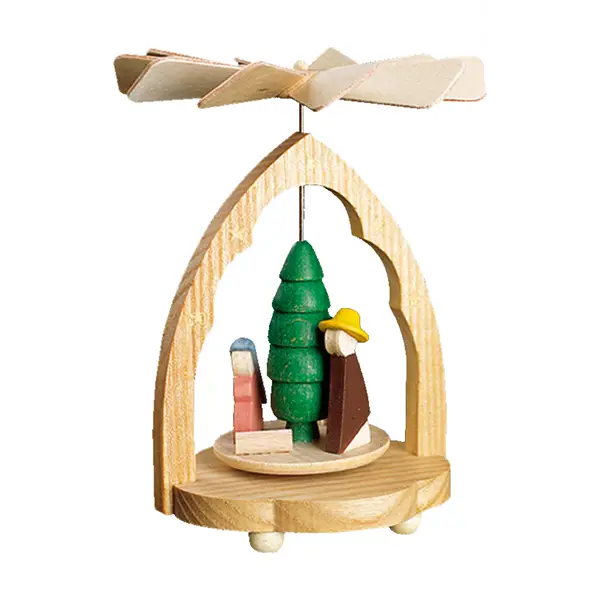 Wooden Christmas Nativity Ornament