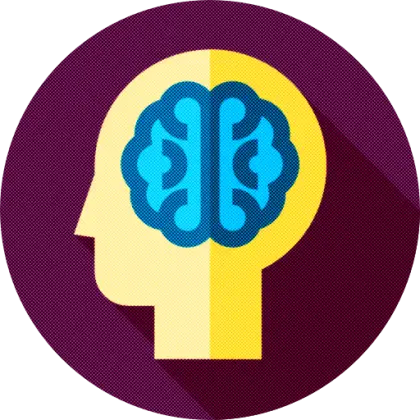 Human Brain Icon Representation