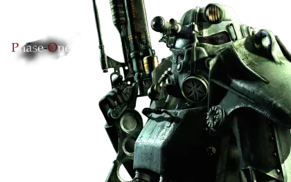 Armored Soldier with Weapon